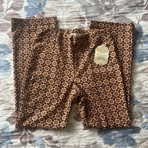 NWT Altar’d State Floral Cropped Flare pants